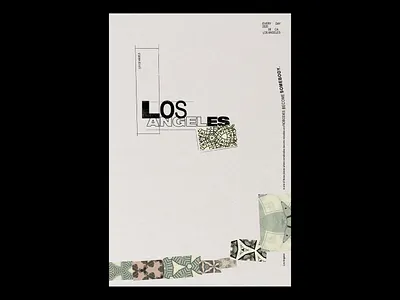 Everyday LA collage design everyday experiment los angeles money poster type type art type daily type poster typography