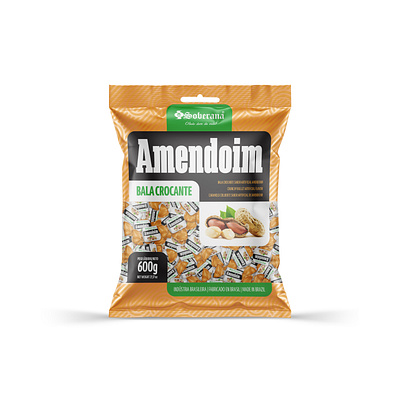 Peanut Package Design candy design food graphic design mockup package packaging peanut plastic snack