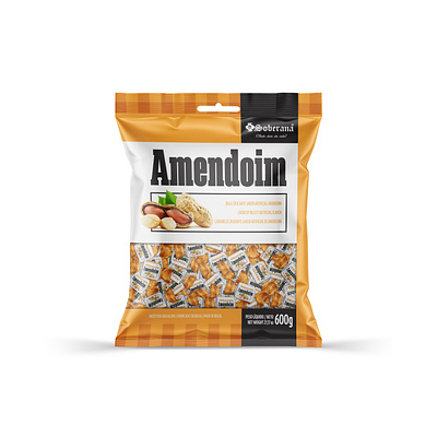Peanut Concept Design 2 candy design food graphic design mockup package packaging peanut plastic snack