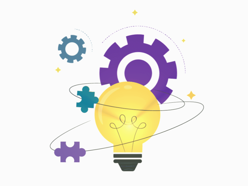 Idea concept - Micro Interaction animated gif animatedgif animation concept gif idea logo micro interaction microinteraction ui ui ux uiux webdesign