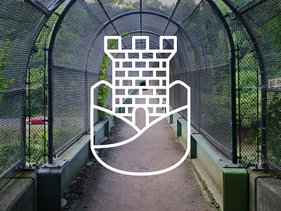 Castle Logo brand design branding castle castle logo design drawing graphic design illustration line art logo nature vector woods