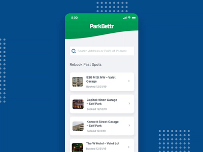 Now Let's See Those Interactions! booking dashboard find parking iot mobile mobile app mobile booking mobile ui parking parking app product design ui design