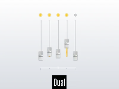 EQ bar 3d bar branding button button design design interface knob music player skeumorphism skeuomorph ui ux