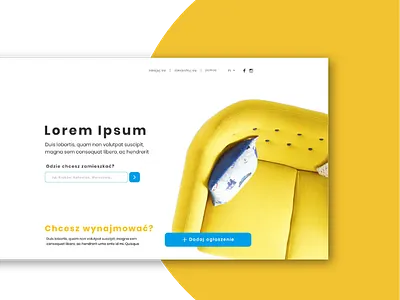 Rent a house! Landing Page branding design landing page ui ux website