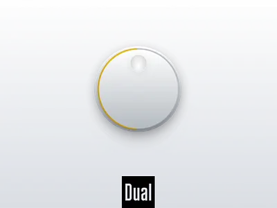 The volume button 3d button button design design interface music player skeumorphism skeuomorph ui