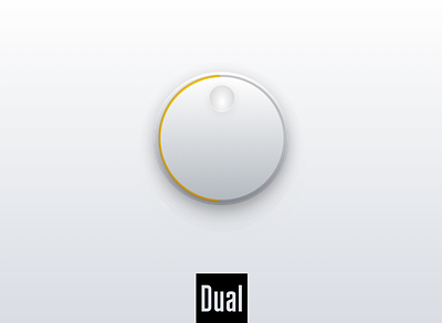 The volume button 3d button button design design interface music player skeumorphism skeuomorph ui