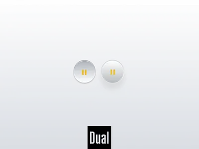 Sandy Kauer UX 2020 Design 3d button button design design knob music pause play player skeuomorph ui ux