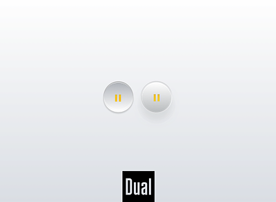 Sandy Kauer UX 2020 Design 3d button button design design knob music pause play player skeuomorph ui ux