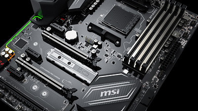 MSI X370 Gaming Pro Carbon animation branding design illustration illustrator typography ui ux vector website