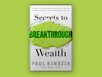 Secrets to Breakthrough Wealth Book Jacket book cover book cover design branding design typography