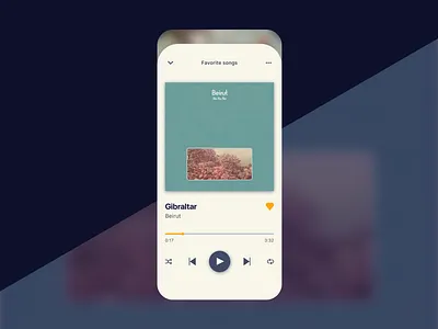 Music Player - daily ui 009 daily 100 challenge dailyui mobile mobile ui music music app musicplayer player player ui uidesign