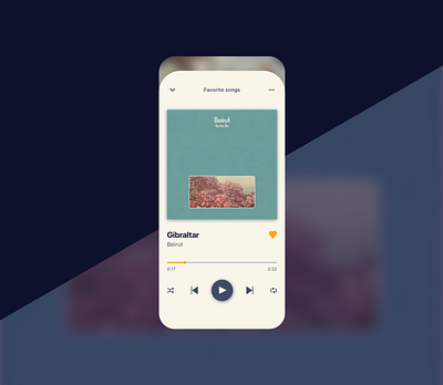 Music Player - daily ui 009 daily 100 challenge dailyui mobile mobile ui music music app musicplayer player player ui uidesign