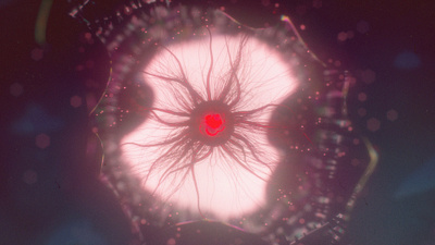 Cell_01 3d abstract biology cell micro microscope octane