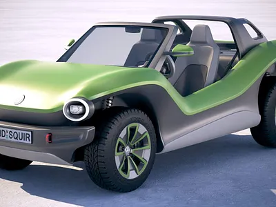 Volkswagen ID Buggy 2020 3D Model 3d art 3d artist 3d model 3d render automobile car cars cg drive german realistic 3d renderhub renders sport squir vehicle vehicles