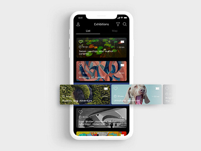 ExTail app app art exhibition list mobile museum ticket