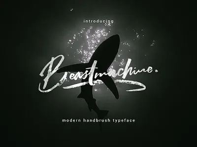 Beastmachine - Free Brush Font font font family free font free fonts freebie freebies typeface typefaces typogaphy typography
