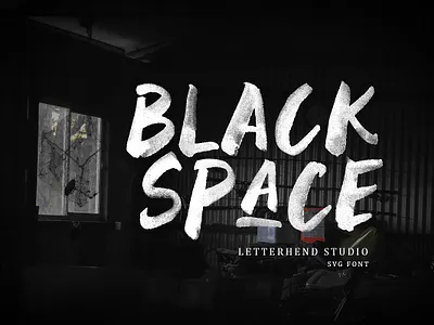 Black Space Free SVG Font font font family free font free fonts freebie freebies typeface typefaces typogaphy typography