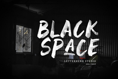 Black Space Free SVG Font font font family free font free fonts freebie freebies typeface typefaces typogaphy typography