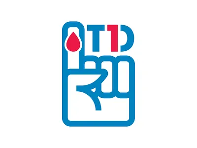 World Diabetes Day - Type 1 Diabetes branding design diabetes diabetic health icon illustration logo type typography vector