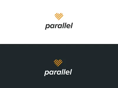 Parallel brand identity branding dating dating app dating logo heart ios lines logo parallel