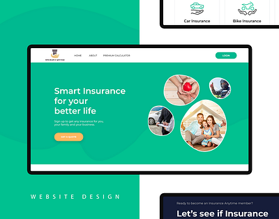 Insurance Company Website Design agency agency landing page agency website best website design dashboard design design systems homepage design information architecture insurance company insurance landing page insurance website landing page typography user interface designer userflow visual design website design wireframe