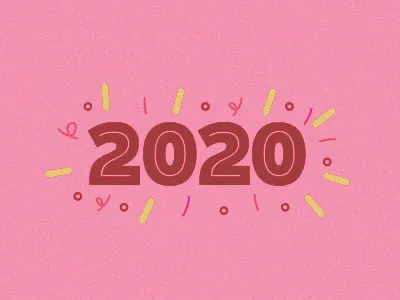 2020 design illustration typography