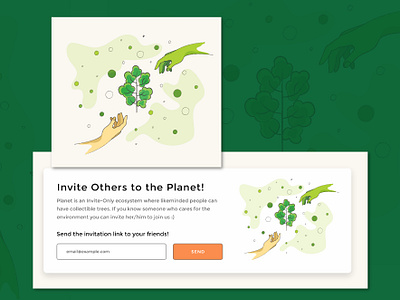 Illustrations for Treejer website branding design graphic green illustration illustration art ui ux vector web website