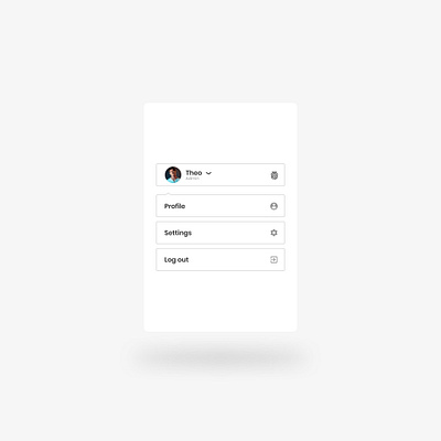 dropdown menu UI app branding dailyui design dropdown figma menu minimal ui uidesign ux vector