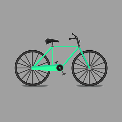 Bicycle bicycle branding color design illustration logo minimal vector web