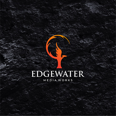 LOGO EDGEWATER branding design illustration logo vector