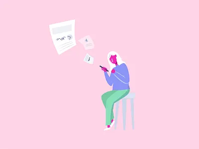 Let's crack it! branding character design colors education fresh illustration pastel ui ux vector