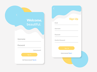 Login and Sign Up Design UI/UX @dailyui