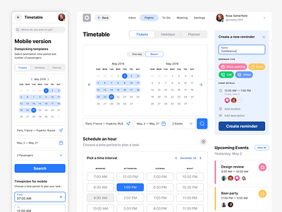 Figma calendar app template for mobile and desktop android app calendar date datepicker design design system figma ios mobile picker prototyping template templates time ui ui kit web webapp