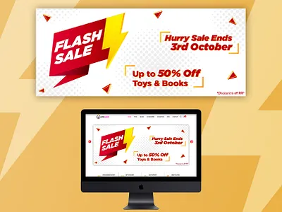 Flash Sale Banner Design banner bannerdesign desginer designs identity logo