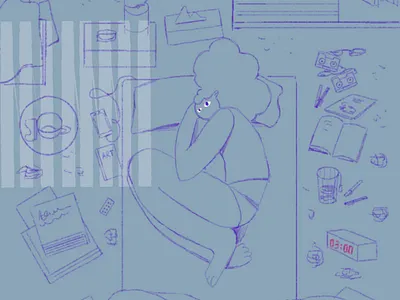 Insomnia art character concept character design illustration illustrator photoshop