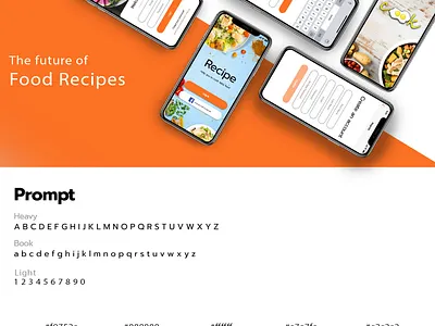 Food Recipes app art design figma icon illustrator logo photoshop typography ui ux vector