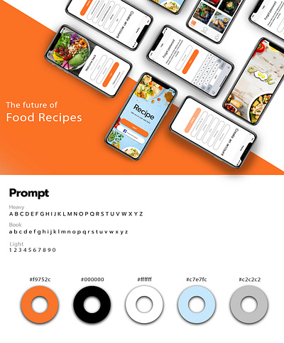 Food Recipes app art design figma icon illustrator logo photoshop typography ui ux vector