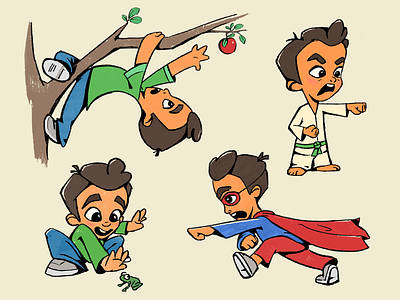 Childhood boy character child childhood design illustration kid zajno