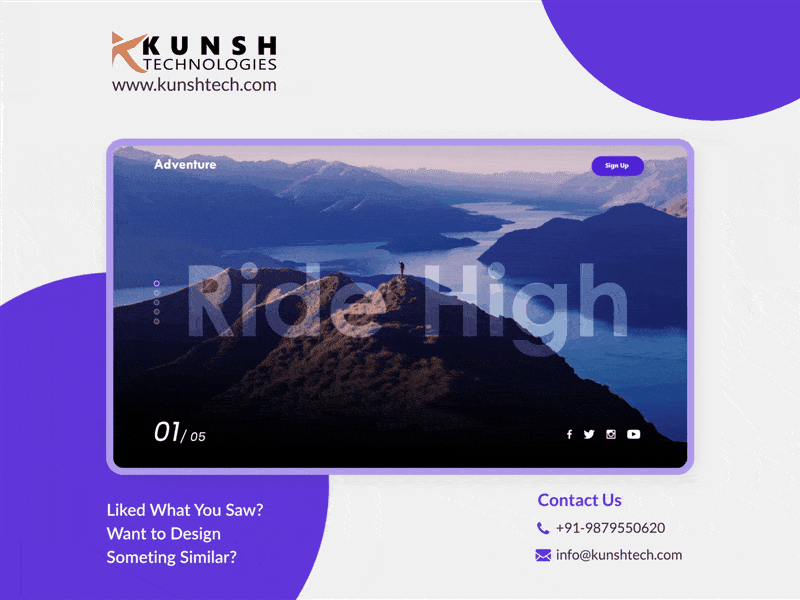 Web Design for Adventure Tour & Travels Website 🚵🌄 🚩 daily inspiration design dribbble hire designer ui design uidesigner user experience ux design web design web design agency web design company web designer web designing website design website designer