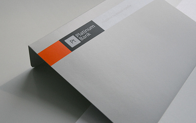 Platinum Bank / Identity banking branding design envelope envelopes identity logo metalic metallic stationery stationery design визуальная идентификация разработка логотипа