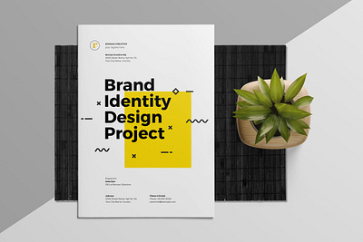 Brand Identity Proposal branding brochure business catalogue clean download download mockup elegant free indesign magazine modern portfolio template