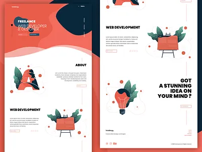 UI design for my website branding design freelance illustrator ui vector web webdesign webdevelopment website