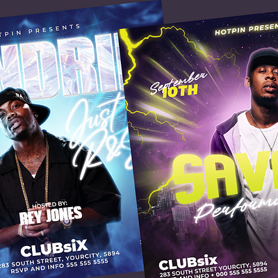 Dj Flyer Bundle flyer design instagram party social media