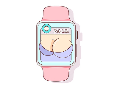 Apple watch apple apple watch boob boobs cheat chest flat flat illustration illustration vector vector illustration watch watches woman woman illustration women women in illustration