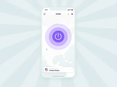 VPN App Concept 3d adobe aftereffects animation animations app apple applicaiton concept design figma lottie minimal mobile photoshop sketch ui ux vpn vpn app