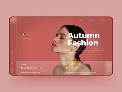Autumn Fashion Web Design app blog branding buy cart clean clothes design ecommerce fashion landing new shop shopping cart store ui ux web web design webdesign