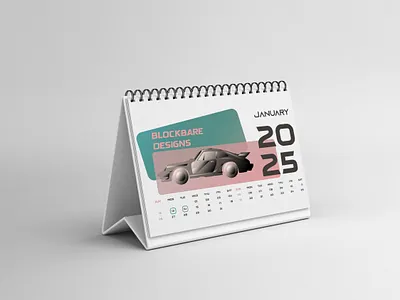 January Calendar design illustration