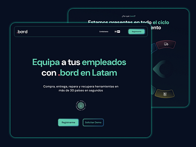 BORD I UX/UI Redesign & Optimization landingpage ui ux