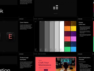 Cakewalk Brand Guidelines app billboard brand book brand guidelines branding color palette daw icon identity music social media style guide typography