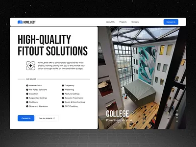 Construction Agency Landing, Light Mode construction construction agency design interface landing landing design landing page landing page design light mode light theme mobile mobile design product product design ui user experience user interface ux web web design